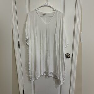 NWOT - O’Rageous Solid White Swim Cover Up